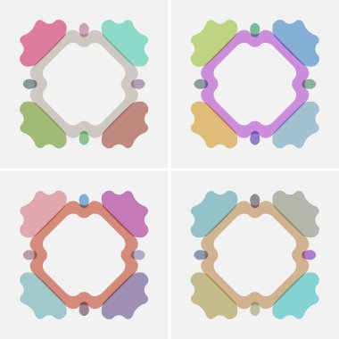 vektör modern soyut geometrik model arkaplan