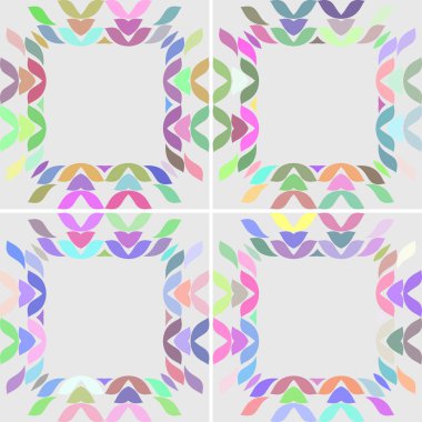 Soyut vektör arkaplan kümesi.