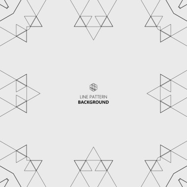 Geometrik desen. Üçgenli basit bir arkaplan. Kusursuz desen. Vektör çizimi. asgari geometrik çokgen doku