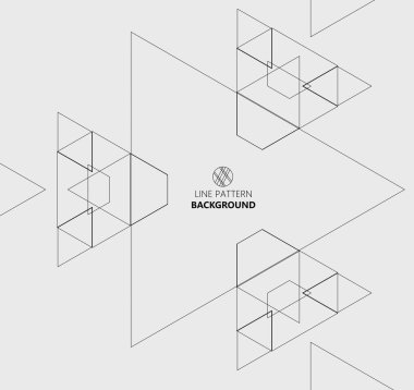 vektör soyut arkaplan. üçgen ve çizgiler.