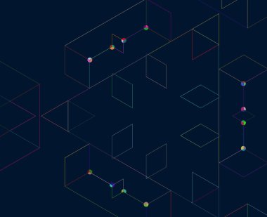 Geometrik desenli soyut bir arka plan. vektör illüstrasyonu