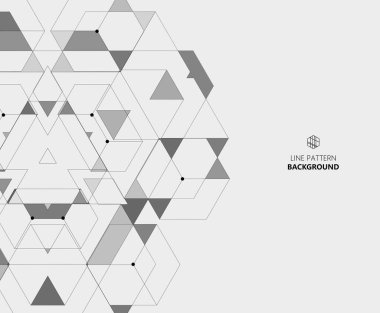 Soyut üçgen arkaplan. Geometrik şekiller. vektör illüstrasyonu