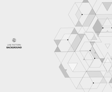 Üçgenli soyut geometrik arkaplan. Vektör çizimi. 10 saniye..