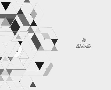 soyut geometrik gri üçgen arkaplan