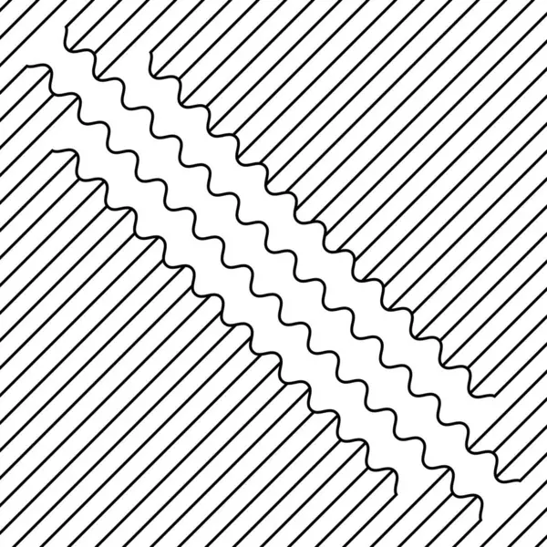 Siyah ve beyaz geometrik desen, arka plan, doku. soyut, vektör, illüstrasyon.