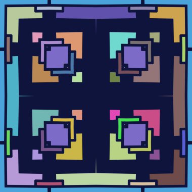 vektör piksel sanat retro pencere arkaplanı