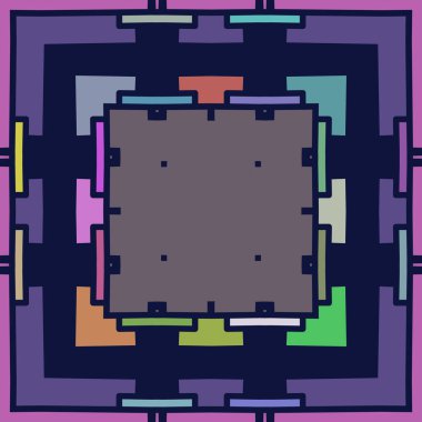 Renkli bir arkaplanın vektör çizimi