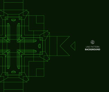 yeşil soyut arkaplan. teknoloji kavramı.