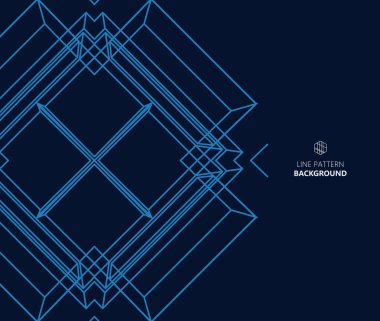 Altıgen ve çizgilerle geometrik arkaplan.