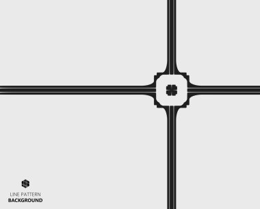 Gri arkaplanda vektör modern geometrik desen. 10 saniye.