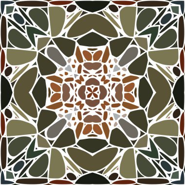 İtalya bayrağının renkleriyle geometrik desen