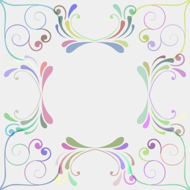 Çiçek süslemeli soyut arkaplan