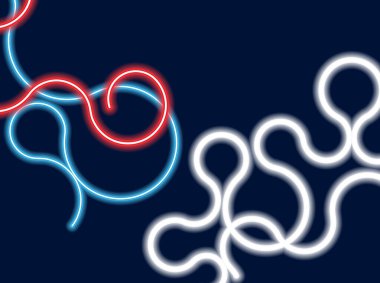 ışık efektli vektör soyut renkli çizgiler tasarımı