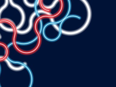 Soyut basit dalgalar ile dikişsiz desen