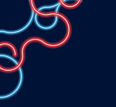 Parlak çizgileri olan neon ışıklar arkaplanı