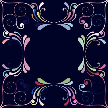 Dekoratif çiçek arkaplanının vektör çizimi