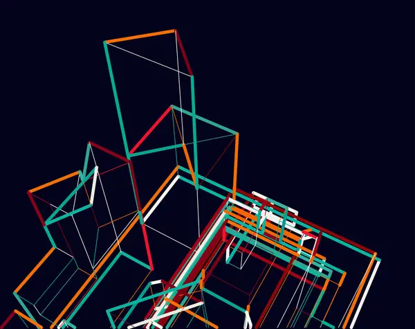 soyut mimari duvar kağıdı, dijital arkaplan