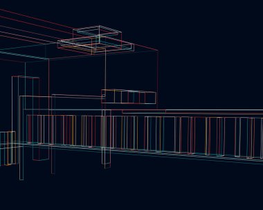ev konsepti 3 boyutlu görüntüleme