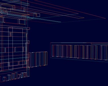 3D mimari sanat, dijital duvar kağıdı