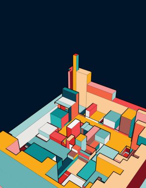 modern şehir 3D model