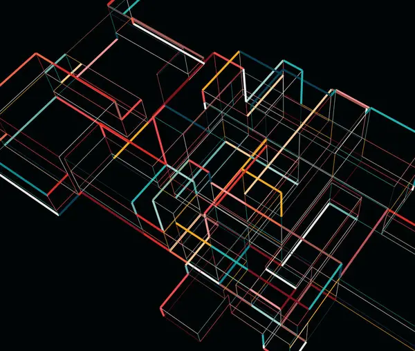 soyut mimari duvar kağıdı, dijital arkaplan