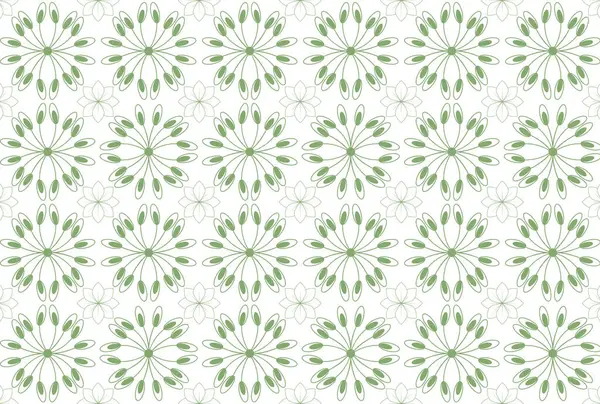 Karalama çiçek deseni, kusursuz vektör çizimi