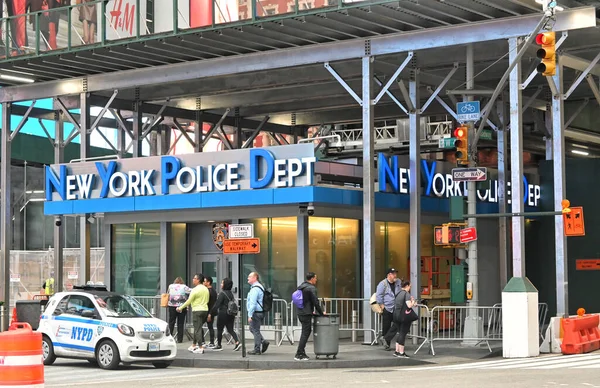 New York Okt 2022 New York Police Department Nypd Substation — Stockfoto