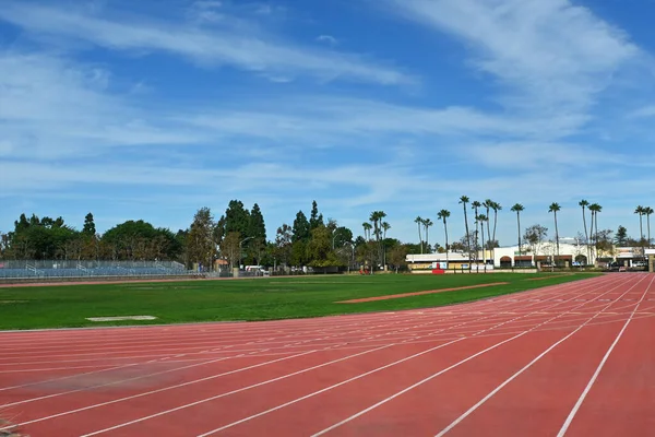 Santa Ana California Nov 2022 Track Football Field Campus Santa — Stock Photo, Image