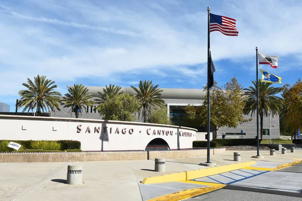 Orange California Kasım 2022 Santiago Canyon Koleji Nin Kampüsünün Girişinde — Stok fotoğraf