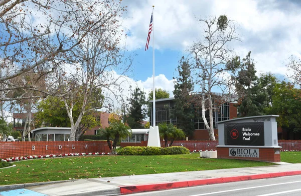 LA MIRADA, CALIFORNIA - 28 DEC 2022: Biola Üniversitesi 1908 yılında Los Angeles İncil Enstitüsü olarak kuruldu. 