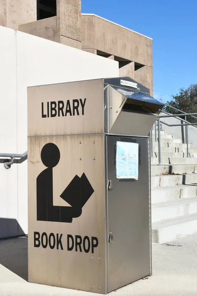 Mission Viejo California Jan 2023 Library Book Drop Campus Saddleback — Stock Photo, Image