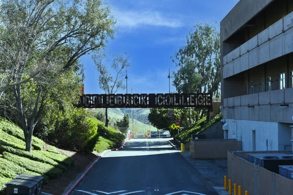 Mission Viejo California Jan 2023 Bridge Library Road Campus Saddleback — Stock Photo, Image