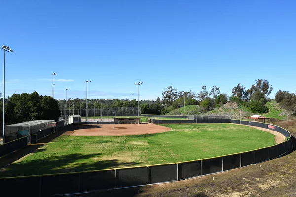 Mission Viejo California Jan 2023 Softball Field Campus Saddleback College — Stock Photo, Image