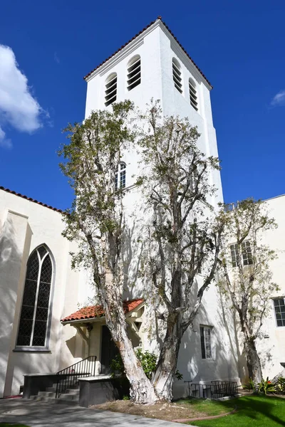 Tustin Kalifornia Mar 2023 Dzwonnica Kościele Prezbiteriańskim Tustynie Starym Mieście — Zdjęcie stockowe