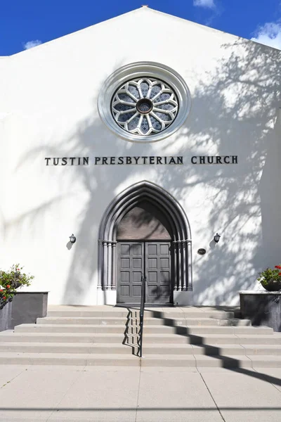 Tüsti California Mar 2023 Tustin Presbiteryen Kilisesi Tustin Eski Kasabası — Stok fotoğraf
