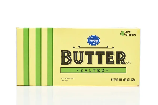 Irvine Kalifornien März 2023 Ein Paket Gesalzene Butter Der Marke — Stockfoto