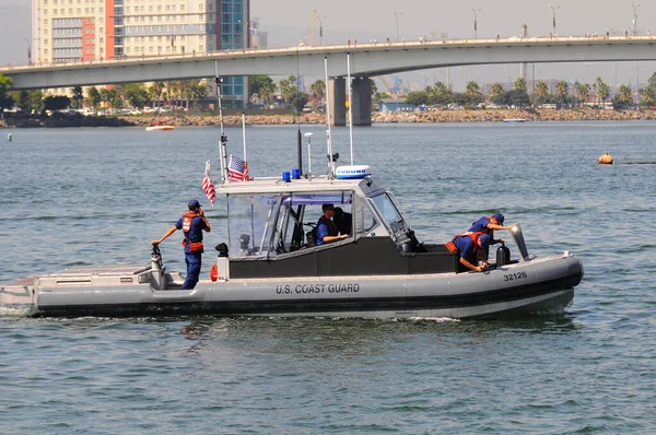 Long Beach California Sept 2012 Barco Guarda Costeira Dos Estados — Fotografia de Stock