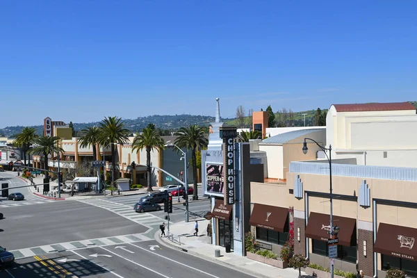 Brea California Mar 2023 Overzicht Van Downtown Brea Met Chop — Stockfoto
