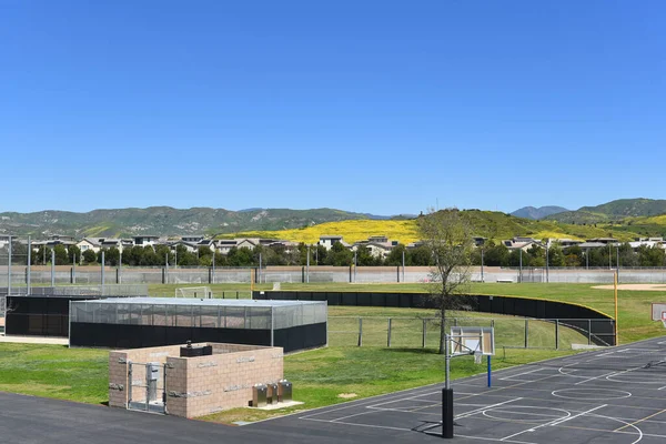 Irivne California Apr 2023 Athletic Fields Campus Portola High School — Stock Photo, Image