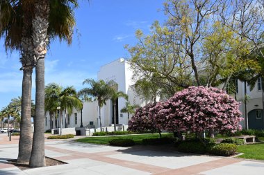 Santa ANA, CALIFORNIA - 16 Nisan 2023: Santa Ana Lisesi, Orange County 'nin en eski ve en büyük lisesi..