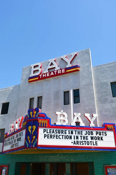 Seal Beach California Avr 2023 Bay Theatre Sur Main Street — Photo