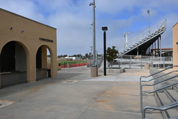Huntington Beach California Abr 2023 Estádio Futebol Campus Huntington Beach — Fotografia de Stock