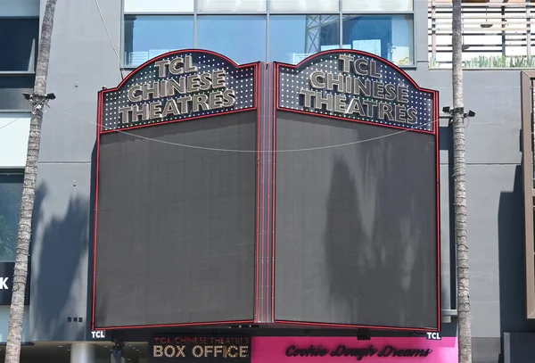 Hollywood Kalifornien Mai 2023 Tcl Chinese Theatres Elektronisches Schild Und — Stockfoto