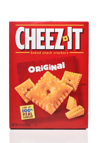 Irivne Kalifornien Mai 20223 Eine Schachtel Cheeze Original Snack Cracker — Stockfoto