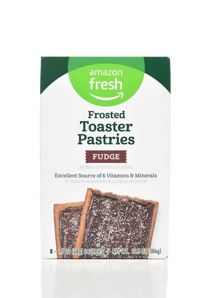 Irivne Kalifornien Juni 20223 Låda Amazon Fresh Fudge Toaster Pastries — Stockfoto