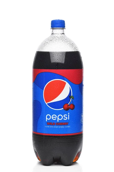 Irvine Kalifornia Wrzesień 2023 Dwulitrowa Butelka Pepsi Cola Wild Cherry — Zdjęcie stockowe