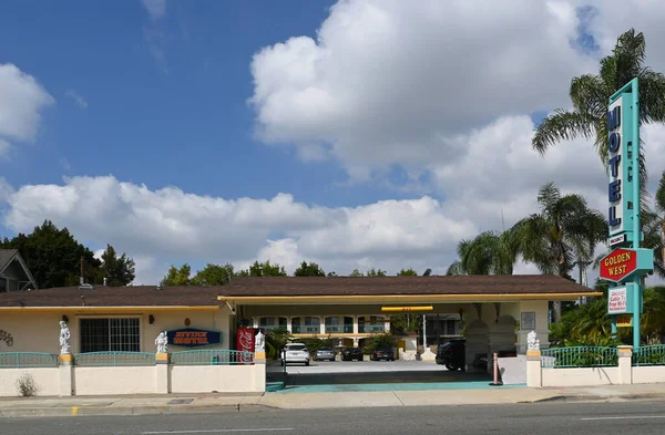 Santa Ana California Sept 2023 Motel Golden West Main Street —  Fotos de Stock