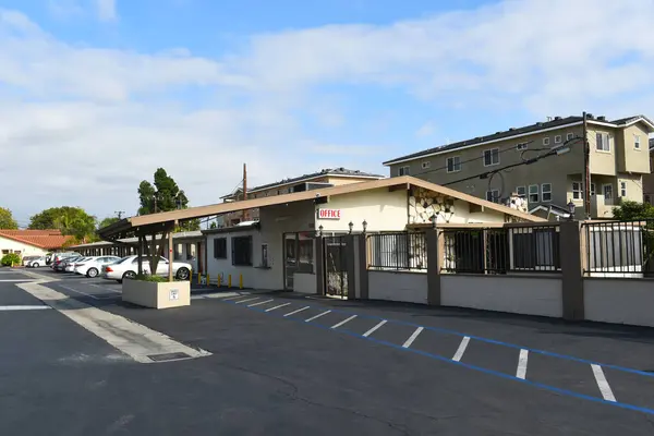 Stanton California Sept 2023 Oficina Entrada Motel Starlite Beach Boulevard —  Fotos de Stock