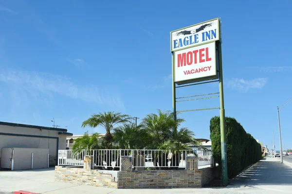 Long Beach California Oct 2023 Eagle Inn Motel Pacific Coast — Stock Photo, Image
