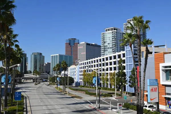 Long Beach Kalifornien Dec 2023 Strandledning Long Beach Gång Året — Stockfoto